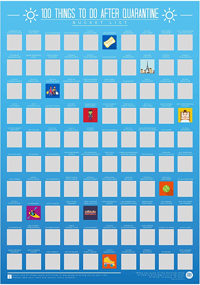 100 Things To Do After Quarantine