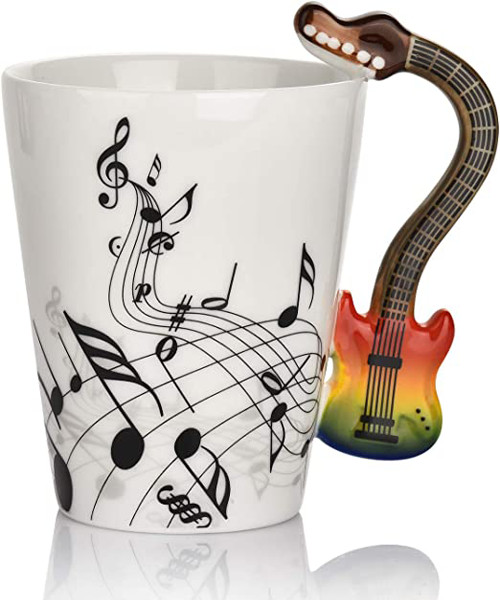 12.9 Oz Guitar Mug