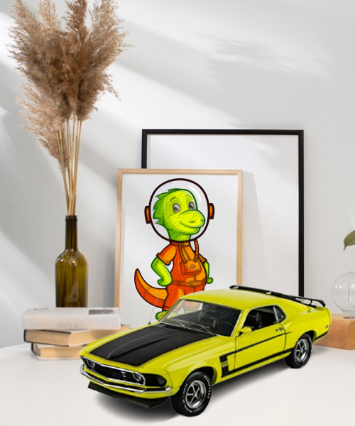 1969 Ford Mustang Diecast Car