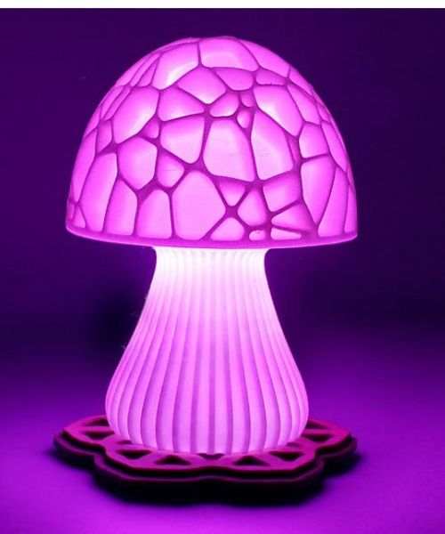 3D Printed Mushroom Lava Lamp