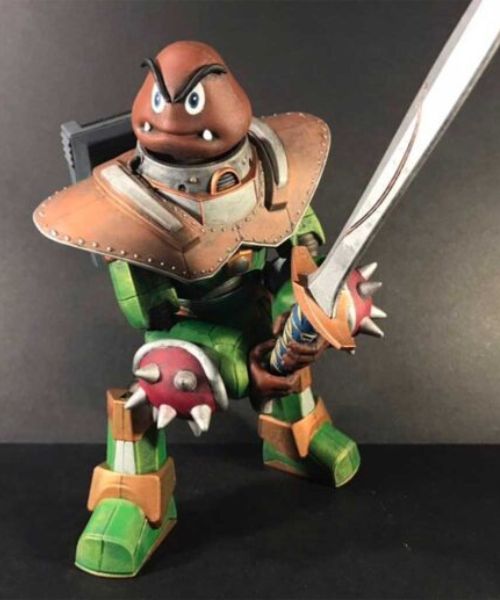 Battle Mech Goomba Action Figure