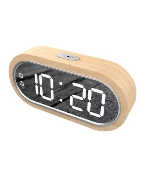 Beech Wood Digital Clock