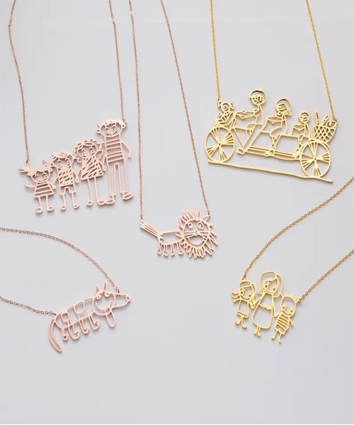 Children Artwork Necklace
