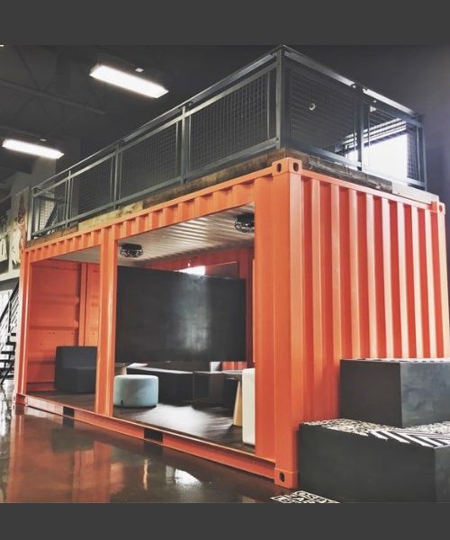 Custom Made to Order Cargo Container Office space - ThingsFromMars.com