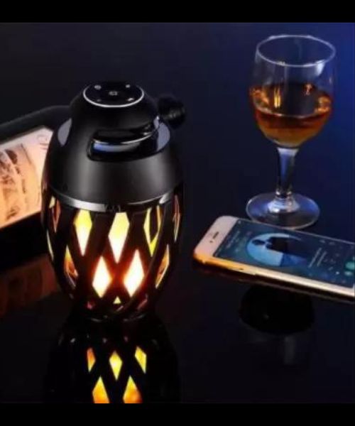 Dancing Flames Bluetooth speaker