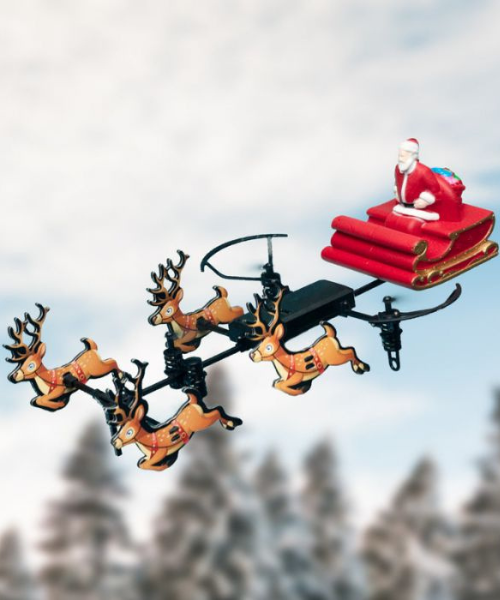Flying Santa Drone