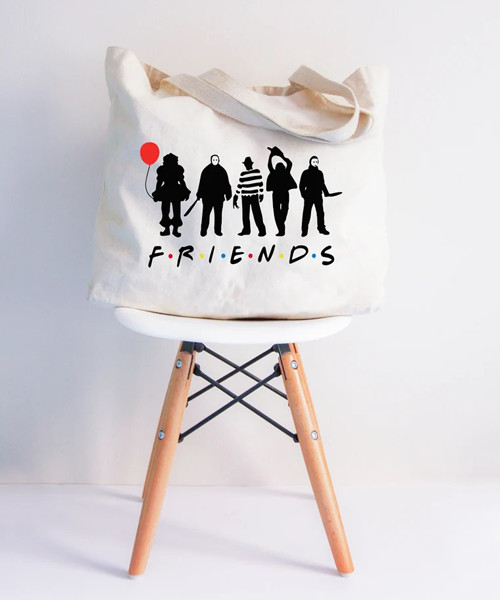 Friends Horror Movie Tote Bag