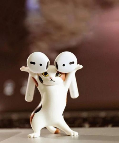 Funny Sassy Dancing Cat Airpod Holder
