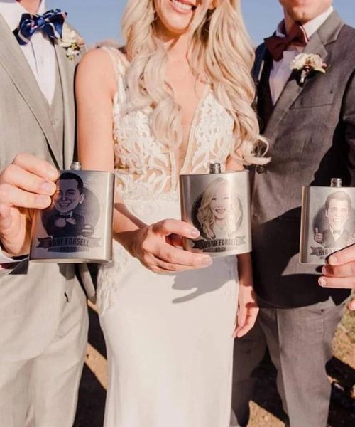 Groomsmen Flask