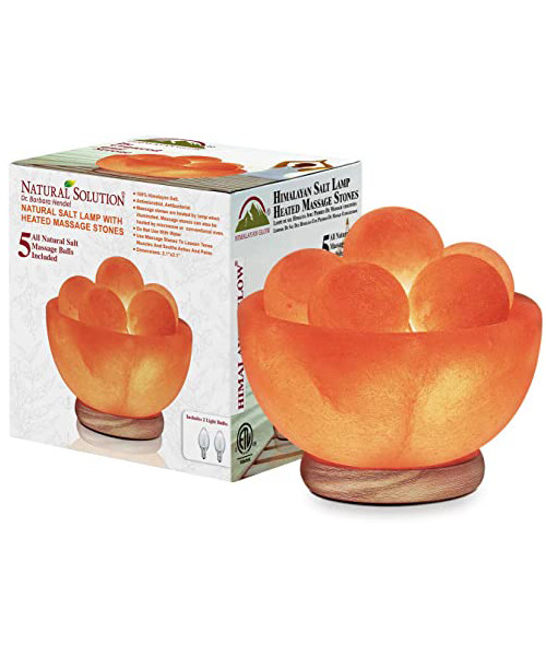 Himalayan Glow Crystal Massage Bowl Salt lamp