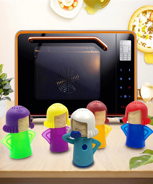 Microwave Cleaner Angry Mom with Fridge Odour Absorber