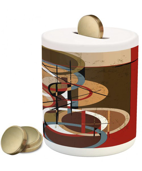 Modern Art Piggy Bank
