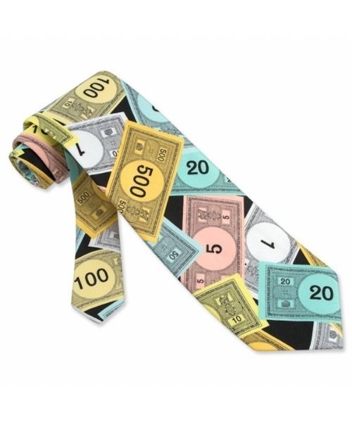 Monopoly Money Tie