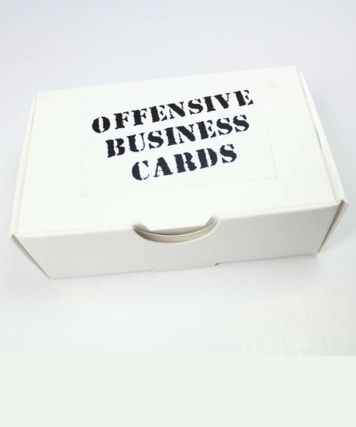 Offensive Business Cards