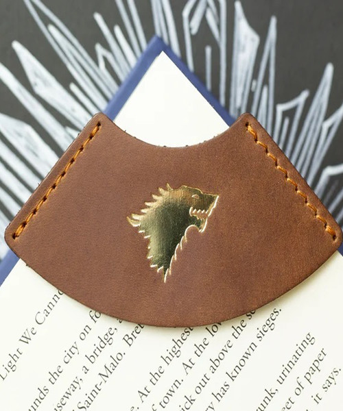 Personalized GOT Leather Bookmarks