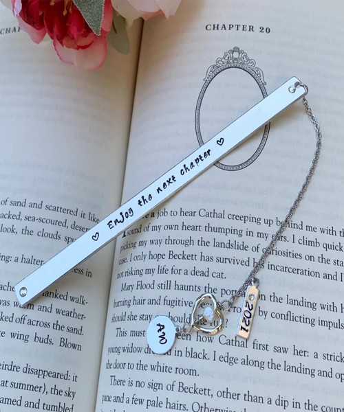 Personalized metal Bookmark