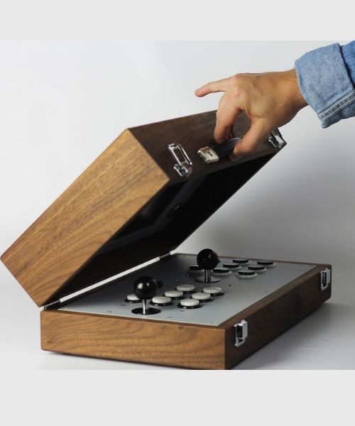 Portable Retro Arcade Console Briefcase