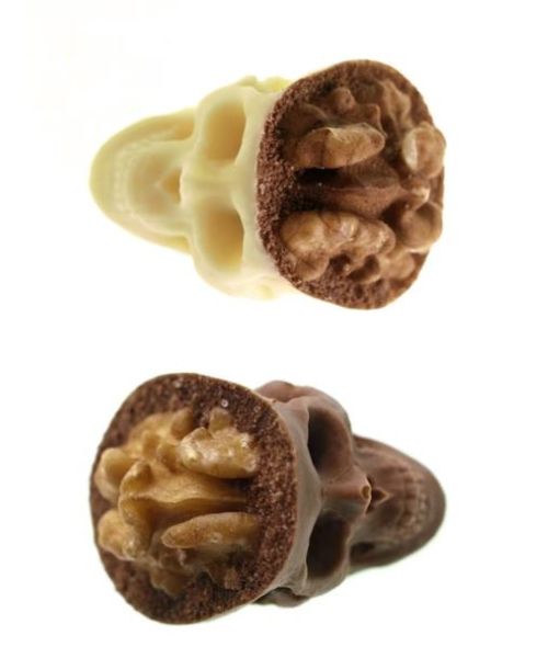 Psychedelic Chocolate Skulls