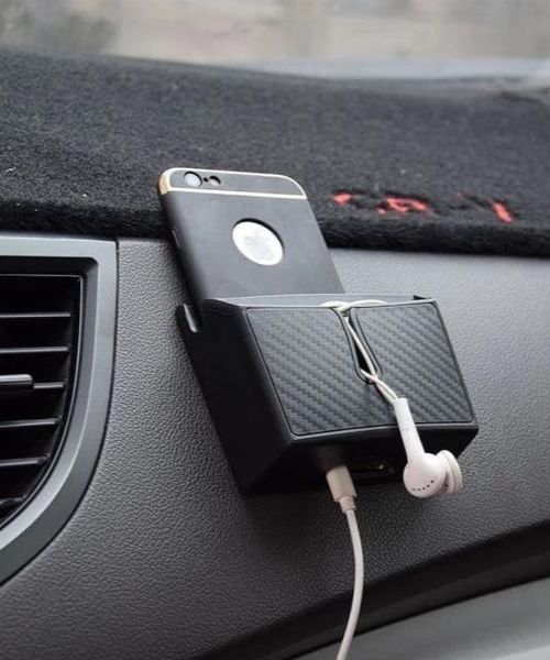 Self Adhesive Car Phone Storage Box