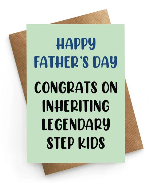 Stepdad Father's Day Card