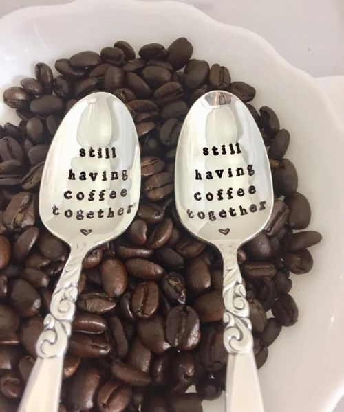 Still having coffee together