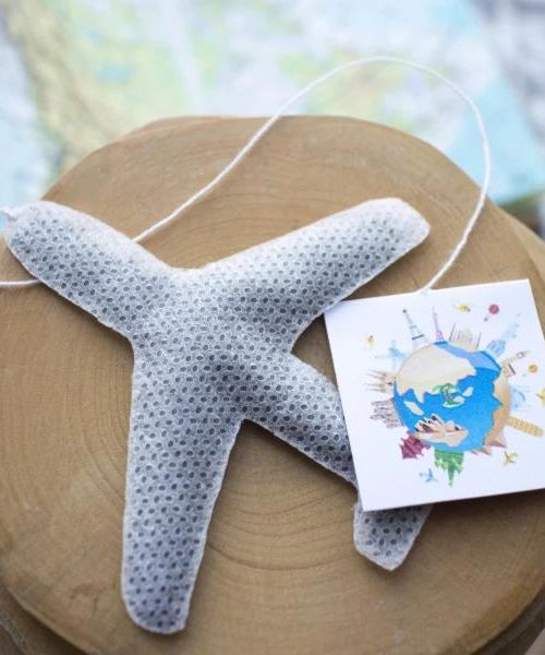 Tea Bags Airplane Birthday  Set 10 PCS