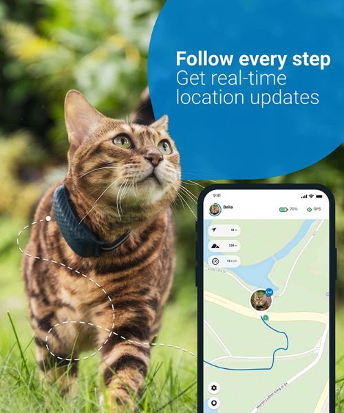 Tractive Waterproof GPS Cat Tracker.