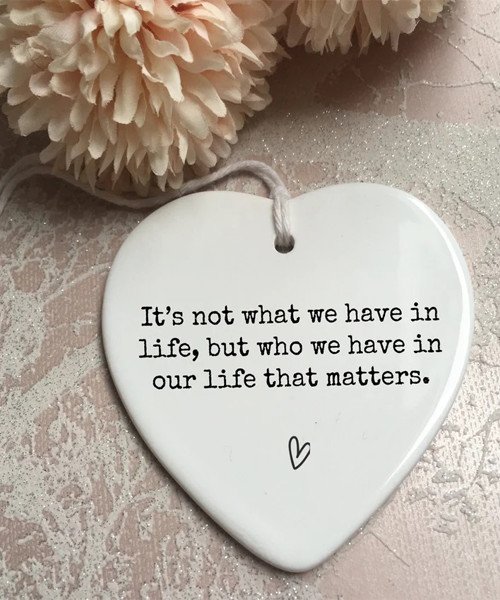 Who We Have In Our Heart Ornament