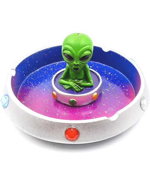 Alien in Flying Saucer