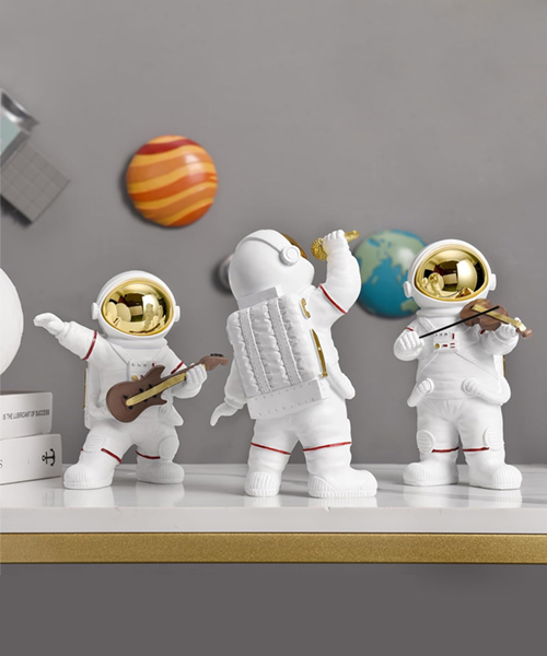 Astronaut Musician Figurine Home Decor