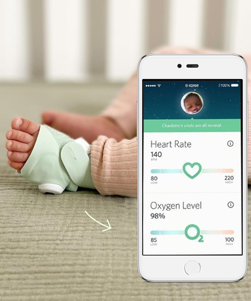 Baby Vital Signs Monitor Sock