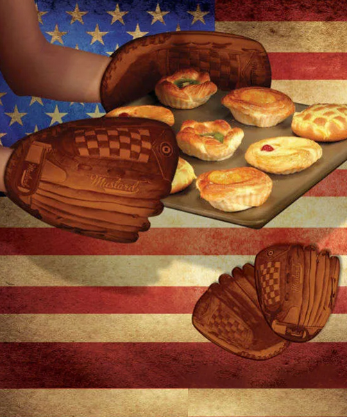 Baseball Glove Oven Mitt
