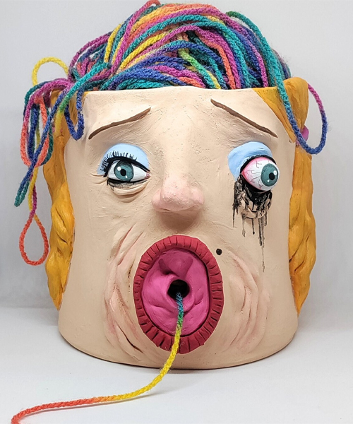 Blow Up Doll Yarn Bowl