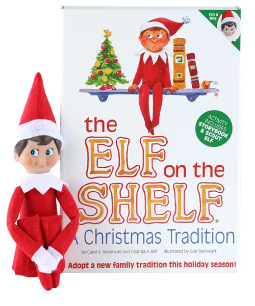Boy Elf & Book Set