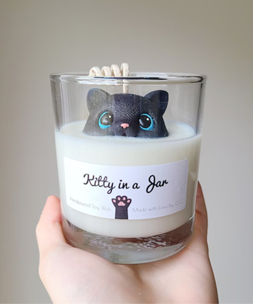Cat Candle