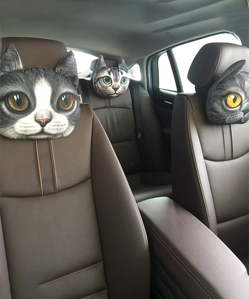 Cat Headrest Pillows