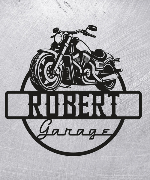 Custom Chopper Garage Signs