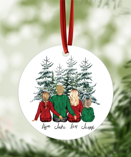 Customized Family Ornament