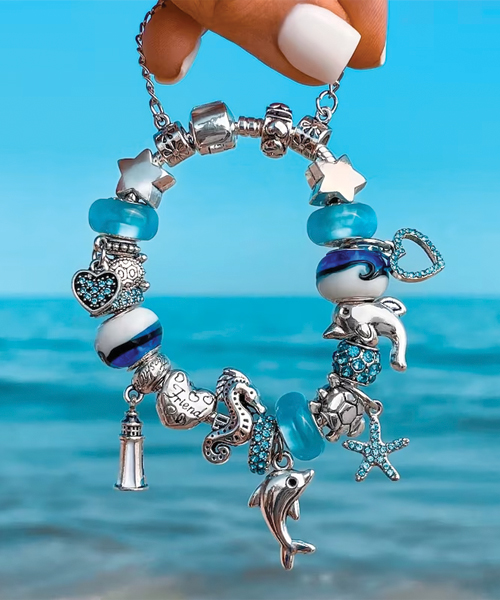 Defend The Dolphins Charm Bracelet