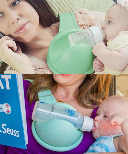 Free Hand Baby Bottle Holder