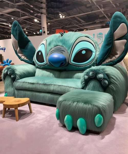 Giant Stitch Shaped Couch