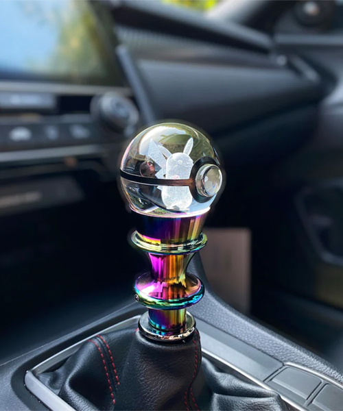 Glowing Pokeball Shift Knob