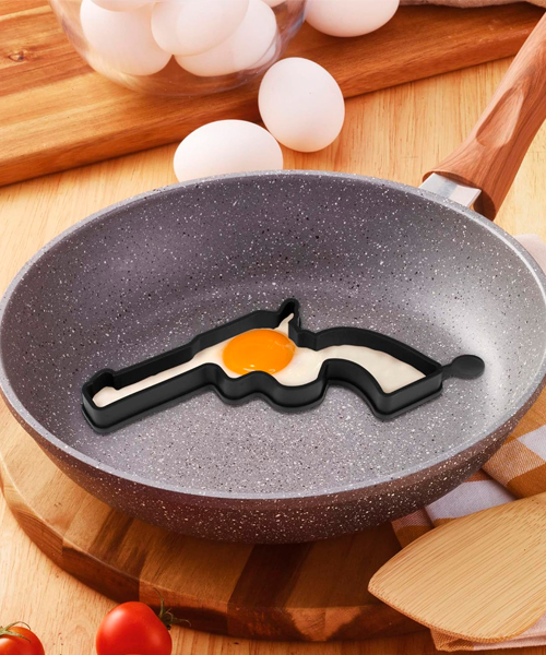Handgun Egg Frying Mold - ThingsFromMars.com