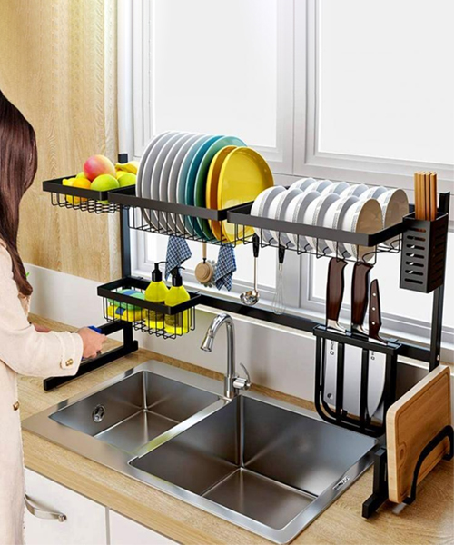 High and Dry Over The Sink Drying Rack
