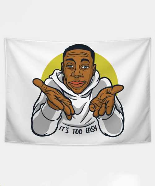 Khaby Lame Funny Meme Tapestry