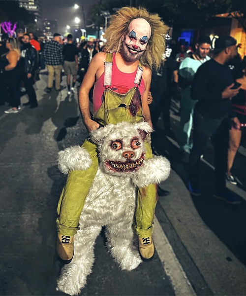 Killer Teddy Bear Piggyback