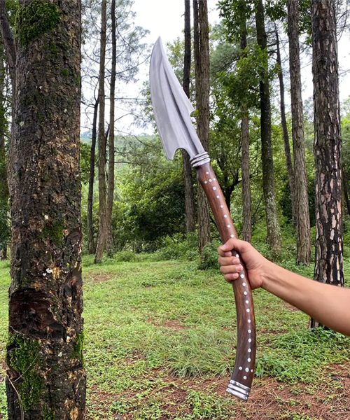 Long Woodcutting Viking Axe