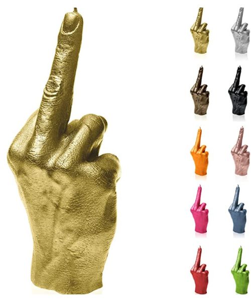 Middle Finger Candle