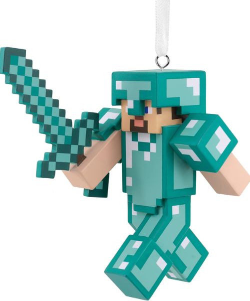 Minecraft Diamond Armor Steve Ornament
