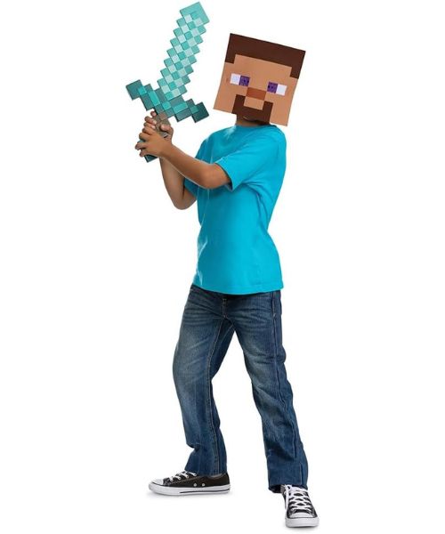 Minecraft Sword And Mask Costume